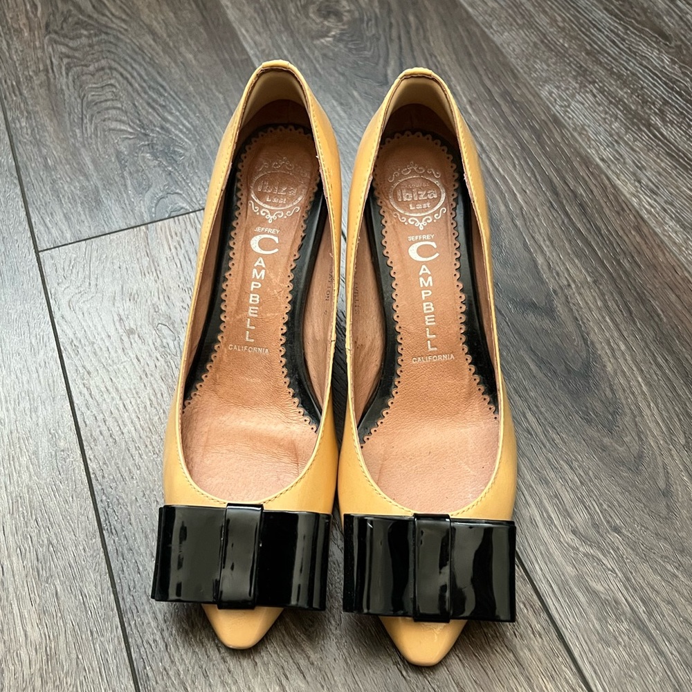 Jeffrey Campbell Patent Bow Shoes